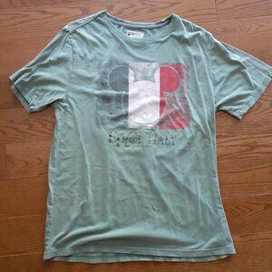 Disney Parks EPCOT World Italy Pavilion -Mickey Icon Flag Tee Shirt